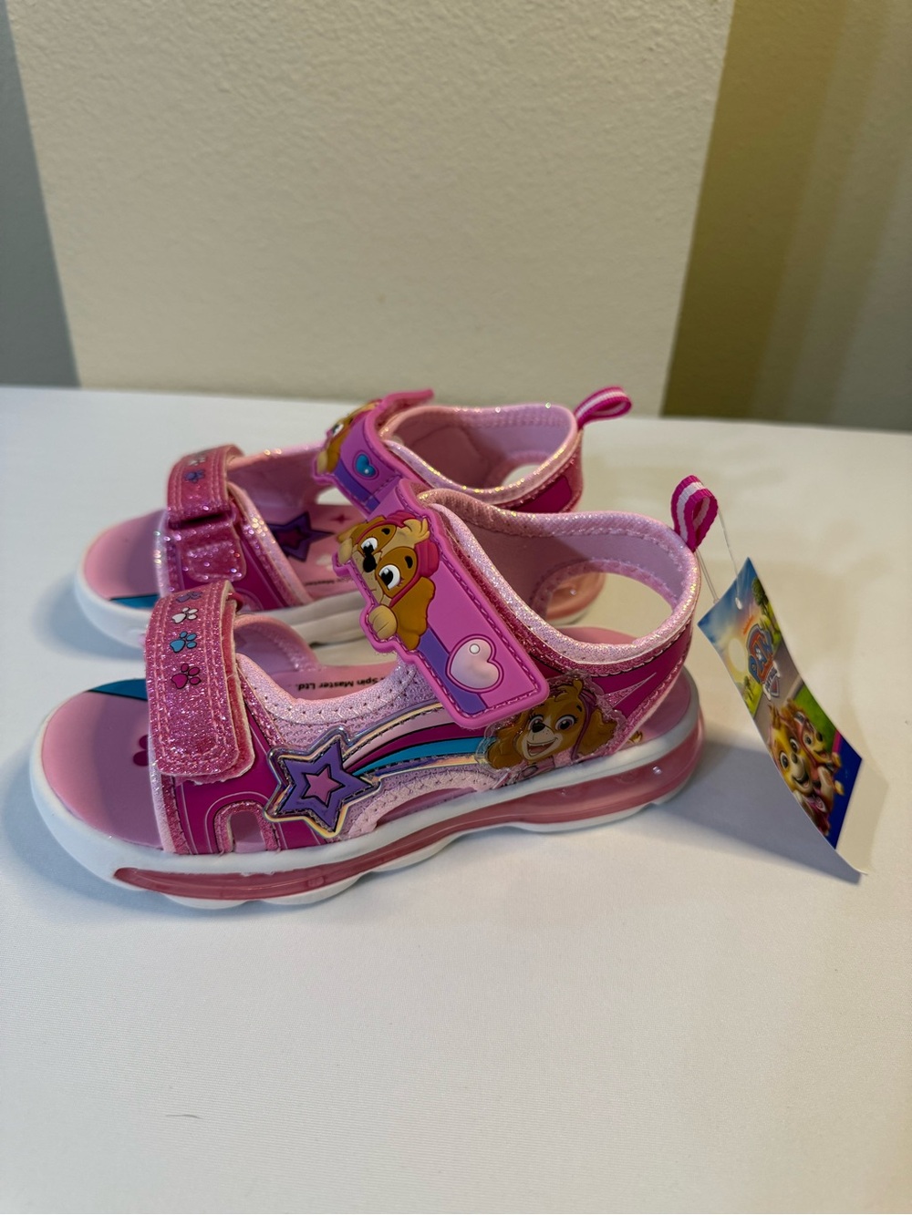 Paw Patrol Skye Girls Pink Sandals NWT  Size 11